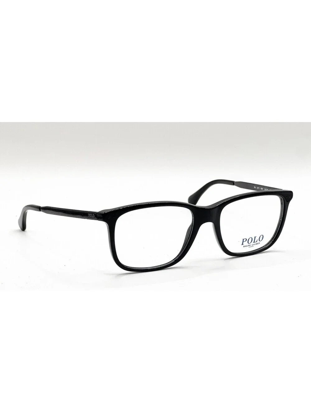Polo Ralph Lauren PH 2171 5001 Shiny Black Authentic Eyeglass Frames 54-18